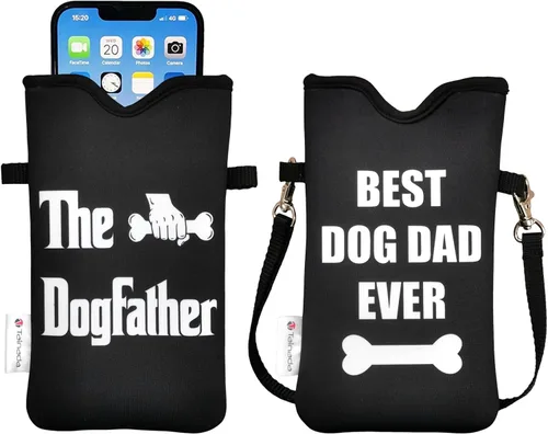 Miniatura 55 de Tainada Funda Estuche Bolsa de Neopreno para Teléfono para Hombres y Mujeres con Correa Cruzada/Cordón para el Cuello para iPhone 17/16/15 Pro Max