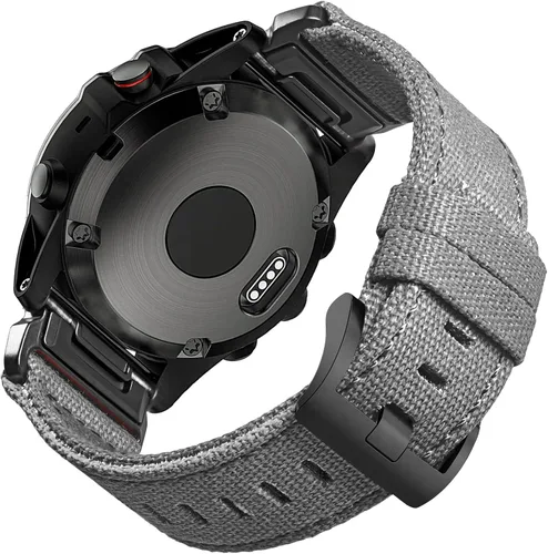 Miniatura 14 de Compatible con Garmin, correa deportiva de lona para reloj fēnix/precursor/enfoque/marq/quatix/instinct/D2/Tactix, correa de repuesto resistente