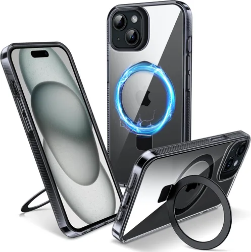 Miniatura 20 de Funda magnética para iPhone Air – [Soporte invisible integrado] [Compatible con MagSafe] [Protección contra caídas de grado militar] Cubierta