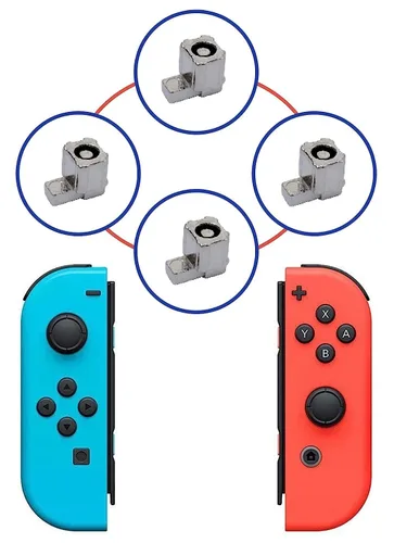 Miniatura 4 de NS Joy-con L/R Lock Buckle Set Replacement Metal Latch with Open Tool