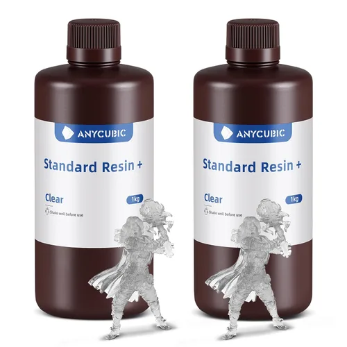 Miniatura 16 de ANYCUBIC - Resina de impresora 3D estándar actualizada, resina de curado UV rápido SLA de 405 nm, fotopolímero rápido y de alta precisión