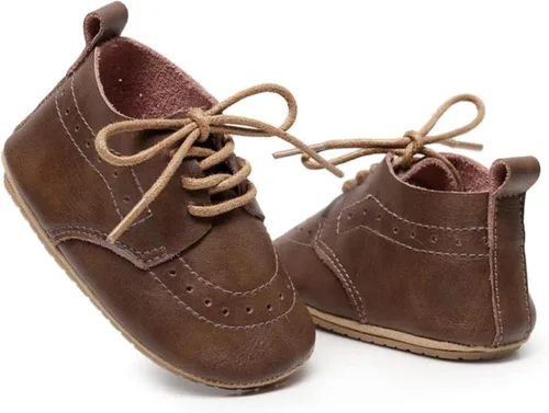 Miniatura 3 de Mocasines de cuero para bebés, niños y niñas, cómodos zapatos de vestir Oxford, zapatos de boda, zapatos para primeros pasadores, zapatos de cuna