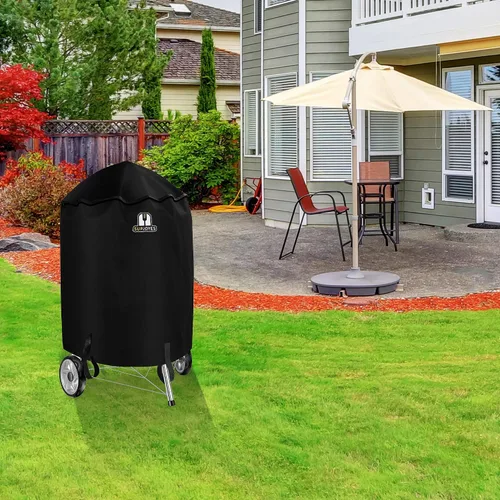 Miniatura 7 de Cubierta de parrilla para hervidor de carbón Weber, fundas para parrilla de barbacoa de 18 pulgadas, accesorios resistentes e impermeables