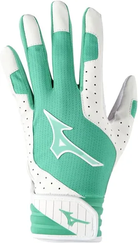 Miniatura 11 de Mizuno Finch Softball - Guantes de bateo acolchados Par Adulto y joven Palma antideslizante Palma acolchada Parte trasera de malla
