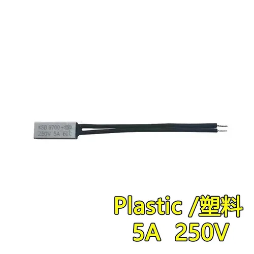 Miniatura 2 de KSD9700 Temperature Control Switch 5 10 16A 250V 40-155 Degrees Celsius Normally Closed/Normal Open Thermostat Thermal Protection Fuse(Plastic