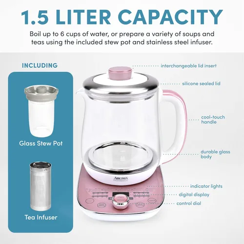 Miniatura 3 de Hervidor de agua Nutri-Water 16 en 1, té verde, té de frutas, té de flores, recetas tradicionales asiáticas