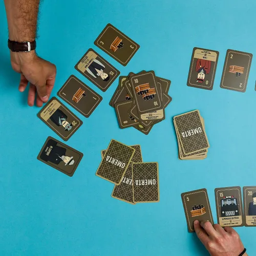 Miniatura 5 de Omerta - Juego de cartas – Juego de estrategia para niños y adultos, a partir de 10 años, 3 a 5 jugadores, 3 a 5 jugadores, 30 minutos de juego