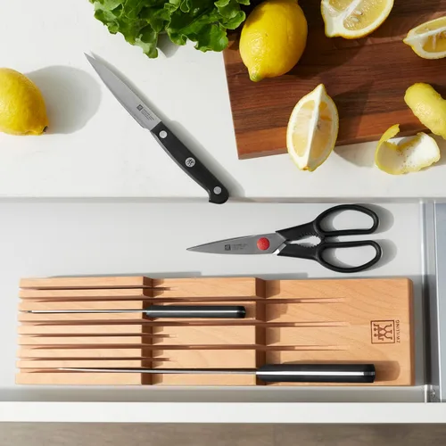 Miniatura 2 de ZWILLING Organizador de cuchillos para cajón, 8 ranuras, de madera de haya beechwood