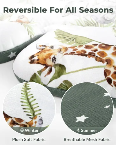 Miniatura 4 de Inserción para bebé Compatible con columpio 4moms Mamaroo y silla de auto para bebé, incluye 3 bolas de repuesto, inserción reversible para recién