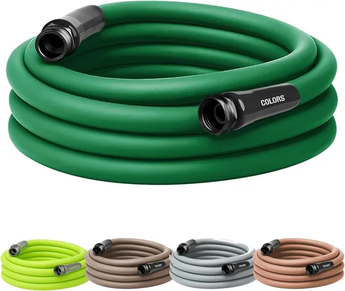 Miniatura 50 de Flexzilla - Manguera de jardín de uso general de 5/8 pulgadas x 15 pies, manguera de agua ligera para todo tipo de clima, resistente y flexible