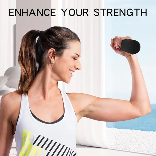 Miniatura 6 de Barras de pesas de mano para mujer, juego de 2 o 1 anillo de pesas rusas de 3 libras para caminar, entrenamiento, pilates, entrenamiento de fuerza