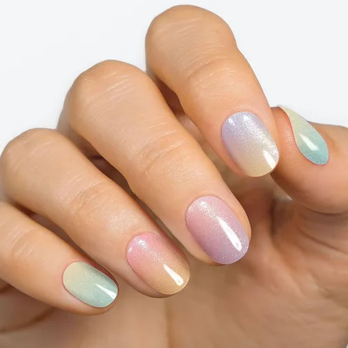 Miniatura 2 de MOYOU LONDON Tiras de uñas de gel semicuradas, 20 unidades. Envolturas de uñas de gel impermeables, se cura con la luz solar o lámpara UV/LED, dura