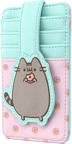 Miniatura 2 de Loungefly Pusheen The Cat Donuts - Cartera de piel sintética para tarjetas, Multi