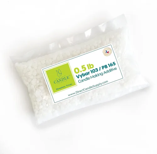 Miniatura 2 de Vybar 103 - Aditivo de cera para hacer velas, modificador de cera de vela de 0.5 libras para pilares, votivos y velas moldeadas, suministros