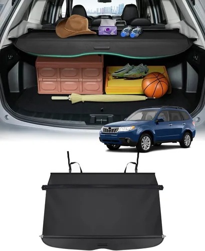 Miniatura 48 de Powerty Cubierta de Carga para Accesorios Kia Sportage 2023-2025 2026, Textura de Lona Cubierta Retráctil para Maletero Trasero de Carga de Equipaje