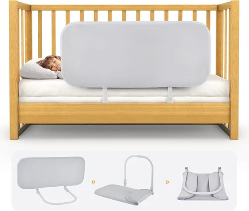 Miniatura 7 de Rieles de cama portátiles para niños pequeños: protectores de riel de cama de bebé de viaje para cuna, individual, queen, matrimonial, camas King