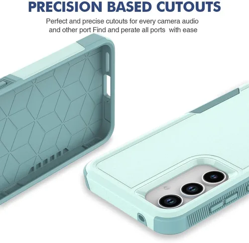 Miniatura 190 de Jeylly Compatible con Samsung Galaxy A22 5G Funda, Funda Samsung A22 5G con 2pcs protectores de pantalla de vidrio templado