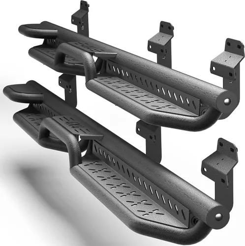 Miniatura 11 de Estribos para Wrangler JK 2007-2018, pasos de trabajo de acero resistente Heavy-Duty Work Steps, 550-LB Capacity, Easy Cab & Bed Access, Jobsite