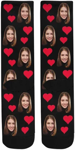 Miniatura 125 de Artsadd Calcetines personalizados para mujeres y hombres, amantes de los perros y gatos, regalos divertidos unisex personalizados