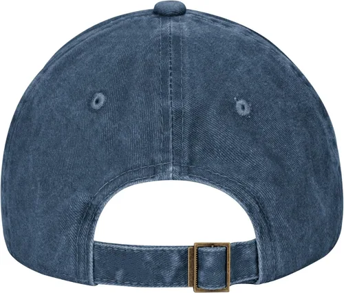 Miniatura 5 de Cowboy Hat Trendy Hats for Man and Women Djustable Four Season Outdoor Baseball Cap of Hell Skull with Angel Navy Blue