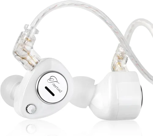Miniatura 17 de KZ Castor - Auriculares intrauditivos, sonido de graves mejorado HiFi, IEMs aislantes de ruido ajustables, auriculares con cable de doble