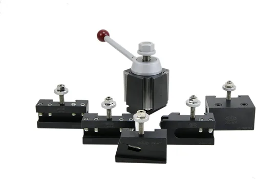 Miniatura 2 de Shars AXA - Juego de 6 postes de herramientas de cambio rápido tipo cuña para torno de 6 a 12 pulgadas 202-9474C M