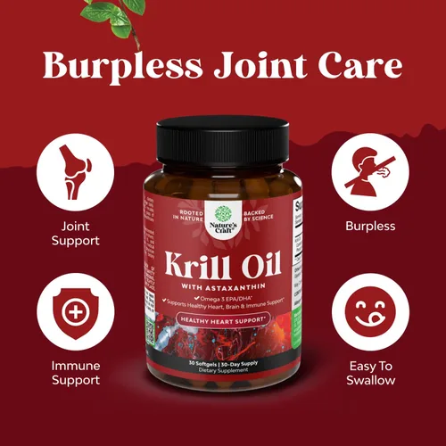 Miniatura 5 de Paquete de cápsulas blandas de aceite de krill antártico para limpieza y desintoxicación de ácido úrico a base de hierbas, limpieza diaria esencial