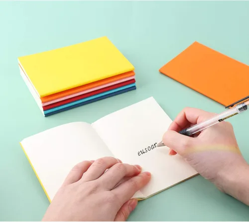Miniatura 4 de EUSOAR Cuaderno en blanco, paquete de 24 cuadernos A6 de 3.9 x 5.5 pulgadas, 60 páginas sin forro, diario de viaje, juego de bloc de notas a granel