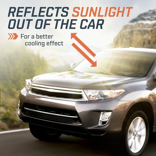 Miniatura 6 de SAILEAD - Visera solar para el lado izquierdo del conductor compatible con el Toyota Highlander 2008, 2009, 2010, 2012 o 2013, con luz