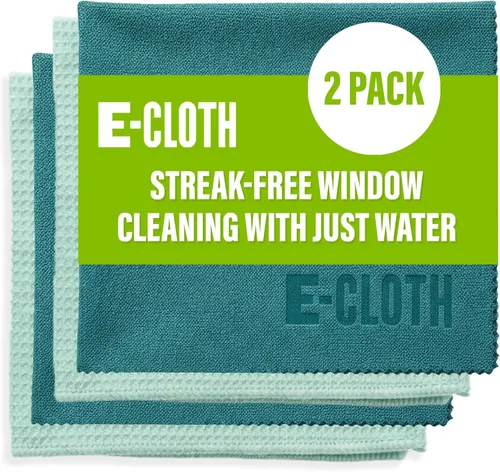 Miniatura 13 de E-Cloth Kit de paño de limpieza de microfibra para ventanas, espejos, automóviles, lentes, lentes y más, limpieza sin rayas, lavable a máquina