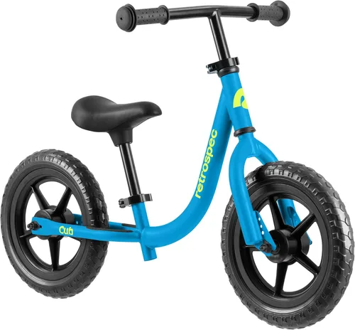 Miniatura 12 de Retrospec Cub - Bicicleta de equilibrio para niños de 18 meses a 3 años, bicicleta para principiantes sin pedal de 12 pulgadas con asiento