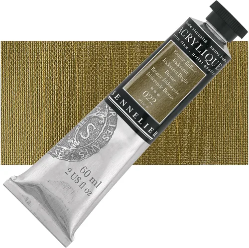 Miniatura 79 de Sennelier Acrílico para artistas extrafinos, 2.0 fl oz, luz verde cromo S3