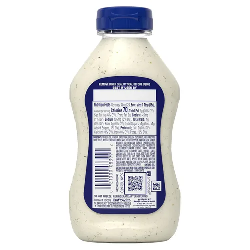 Miniatura 9 de Kraft Aderezo de mayonesa de pepinillo, botella de 12 onzas líquidas