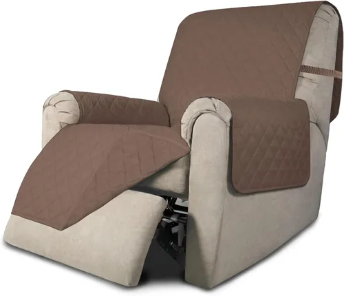 Miniatura 205 de Easy-Going - Funda para sofá, futón y sillón sin reposabrazos, reversible, resistente al agua, para mascotas y niños (azul oscuro/azul claro)