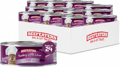 Miniatura 11 de Beefeaters Chunk in Salsa - Golosinas para gatos de 3 onzas (paquete de 24 unidades), alimentos húmedos de primera calidad, ricos en vitaminas