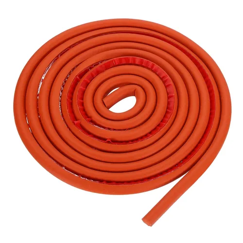 Miniatura 27 de uxcell Varilla de espuma de 3.28 pies, relleno de juntas sólidas en forma de D de 1.18 x 0.59 pulgadas, tira de sellado de espuma para protector