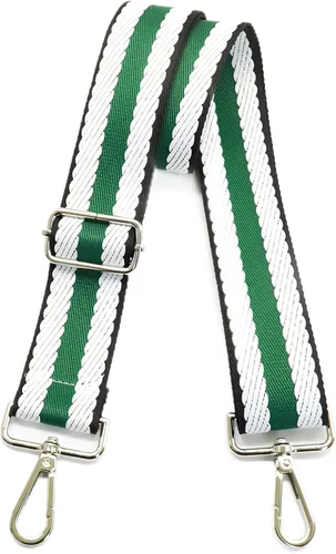 Miniatura 106 de Correa de Bolso Ancha Correa de Hombro Ajustable Correa de Repuesto Cruzada Correa de Bolso de Hardware Plateado