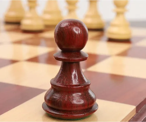 Miniatura 8 de Royal Chess Mall - Juego de piezas de ajedrez profesional Staunton de 3.9" - Madera de Budrose ponderada