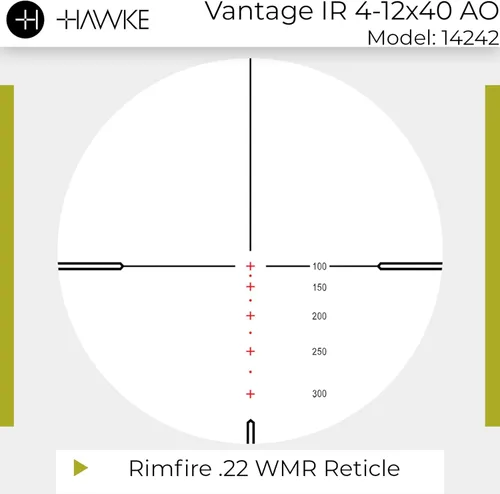 Miniatura 6 de Hawke Vantage IR 4-12x40 AO Riflescope Shockproof Waterproof Fogproof Nitrogen-Purged 1" Tube Hunting Scope w/Adjustable Objective for Parallax