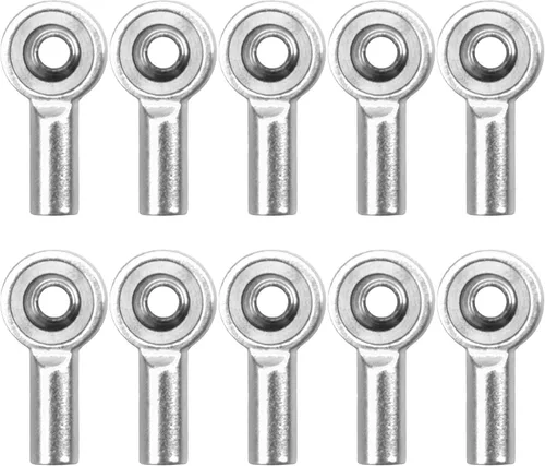 Paquete de 10 varillas de acoplamiento de aluminio M2, rótula M2.0 de 0.59 pulgadas, soporte de cabeza de bola compatible con Tamiya Mini 4WD HSP