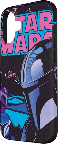 Miniatura 2 de Carcasa de cómic retro para iPhone 16 Star Wars The Mandalorian Bounty Hunters