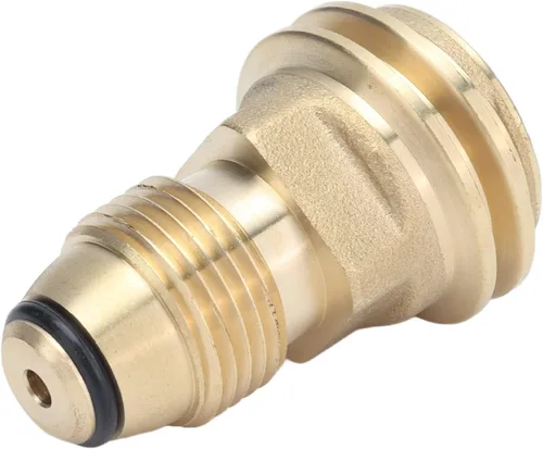 Miniatura 7 de Brass Fittings Adapter Convert POL Valve to QCC‑1 Hose for Gas Grill Cylinder Safe Connection