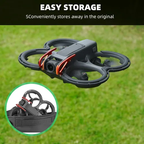 Miniatura 5 de Protección de parachoques BRDRC Avata 2, protector de hélice y protector de estabilizador, anillo anticolisión para accesorios DJI Avata 2 Fly More