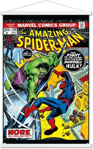 Miniatura 8 de Trends International Marvel Comics - Póster de pared Amazing Spider-Man #120, 22.375 x 34 pulgadas, paquete de impresión premium y colgador