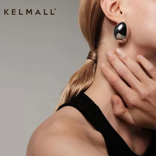 Miniatura 37 de KELMALL Aretes tipo argolla de oro de 14 quilates para mujer, hipoalergénicos, gruesos, redondos, no se deslustra, para orejas sensibles