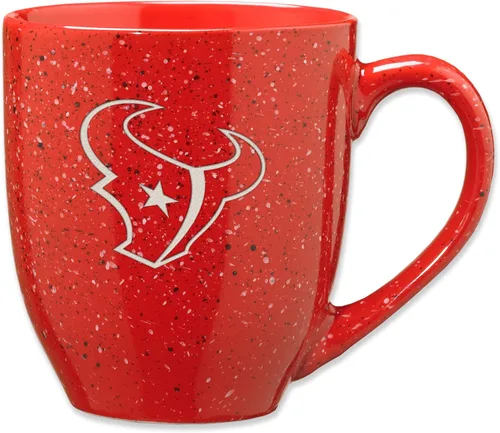 Miniatura 26 de Rico Industries - Taza de café de cerámica con grabado láser de color del equipo de fútbol de la NFL, 16 oz