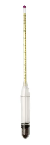 SP Bel-Art, hidrómetro de plástico irrompible de salmuera de sal H-B DURAC; 0/80 por ciento por saturación (B61800-0500) Fabricado en Estados Unidos