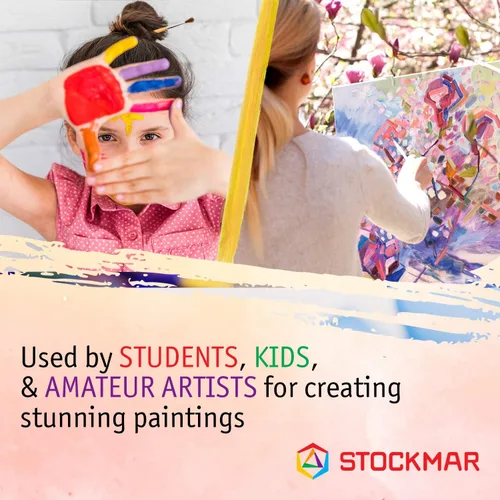 Miniatura 3 de Stockmar Pintura de acuarela, juego de 6, pintura lavable para niños, educadores en casa y estudiantes, suministros de arte Waldorf