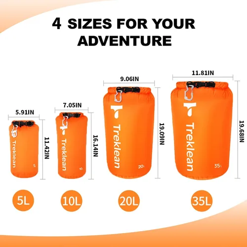 Miniatura 2 de Bolsa seca, impermeable flotante y ligera, bolsa seca enrollable que mantiene el equipo seco, para kayak, rafting, canotaje, natación, campamento