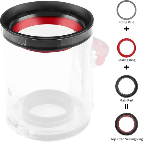Miniatura 2 de Anillo de sellado fijo superior compatible con Dyson V11 V15 SV14 SV15 SV15 SV22, piezas de repuesto para aspiradora con destornillador T8